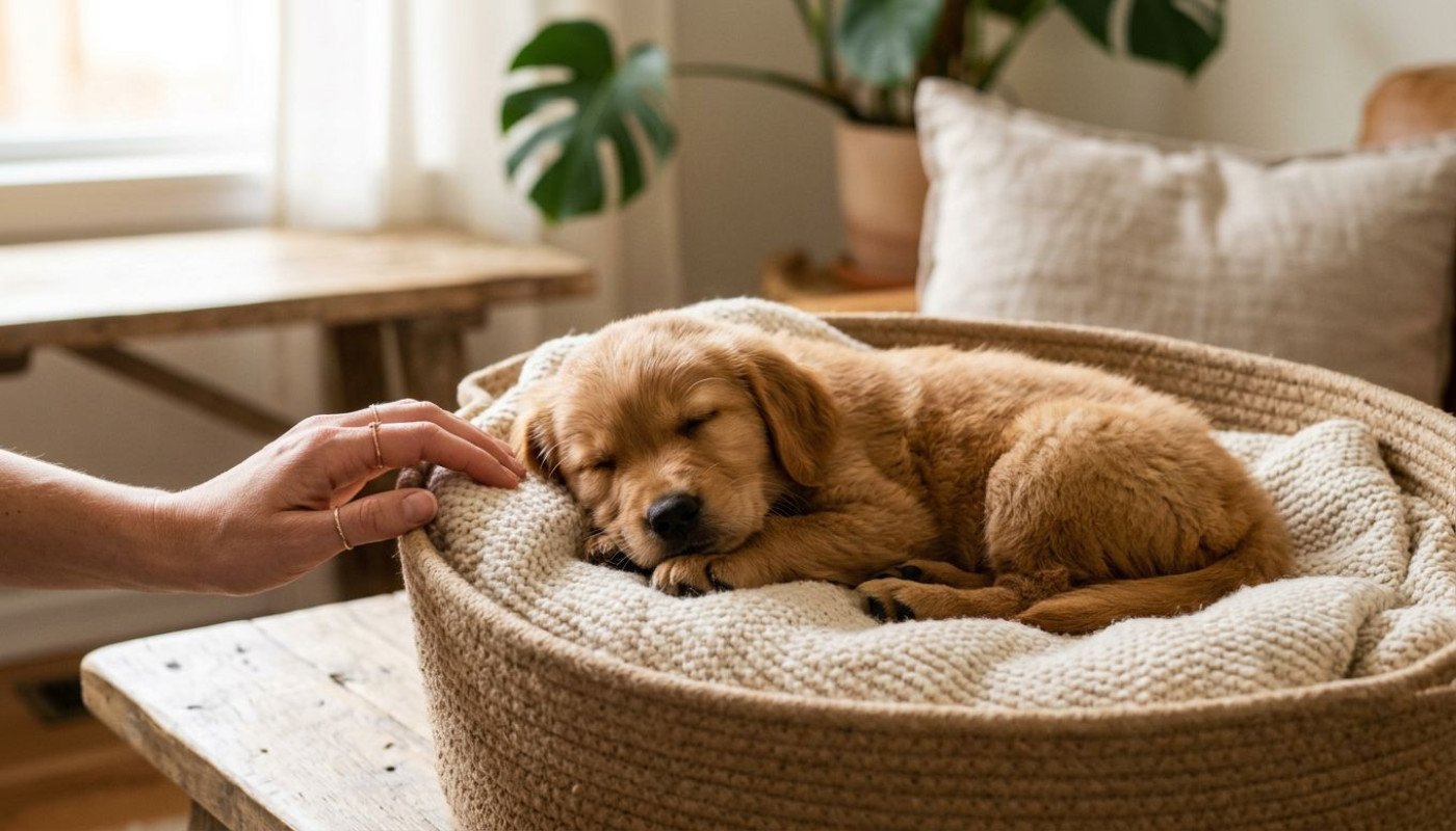 Faut-il réveiller un chiot qui dort paisiblement dans son panier ?